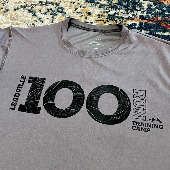 Leadville 100 Ultra Running Training Camp Tech Shirt - Men’s Small - Picture 1 of 8